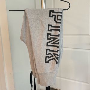Grey sweatpants from PINK